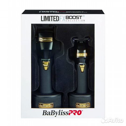 Машинка и триммер Babyliss Pro BlackFX Boost+