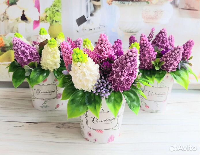 Букет из мыла (сирень)