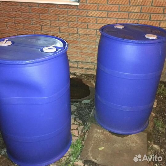 Бочка пластиковая 2 пр на 200литр с доставкой