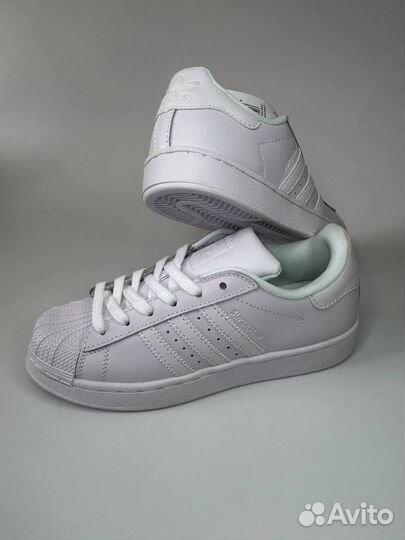 Adidas superstar белые