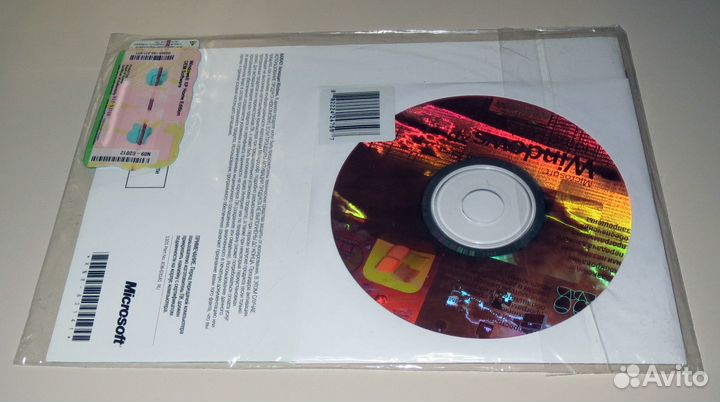 Установочный диск Windows XP sp2 оем запечатанный