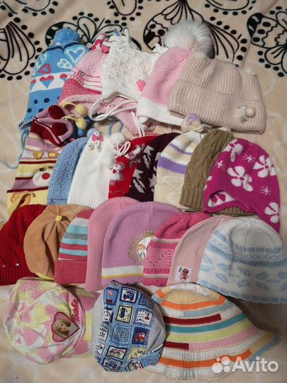 Шапки,панамы на 3мес -5 лет