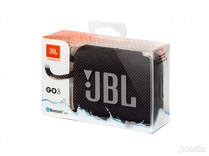 Колонка портативная JBL GO3 (black)