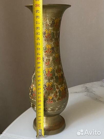 Ваза для цыетов, Индия, латунь СССР