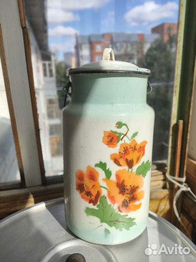 Бидон эмалированный СССР