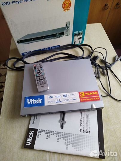 DVD плеер с USB Vitek Новый
