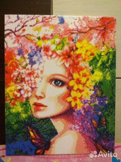 Алмазная мозаика собранная