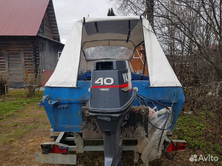 Продам лодку с мотором yamaha 40