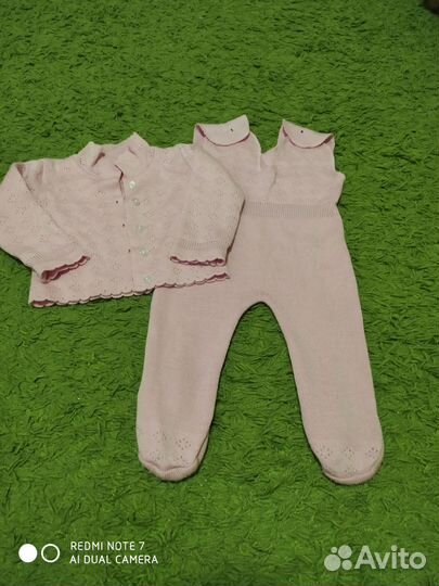 Комплекты и кофты для девочки р. 62-68