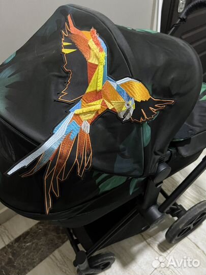 Люлька cybex priam paradise+сумка+дождевик