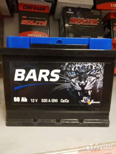 Аккумулятор bars 60А Доставка