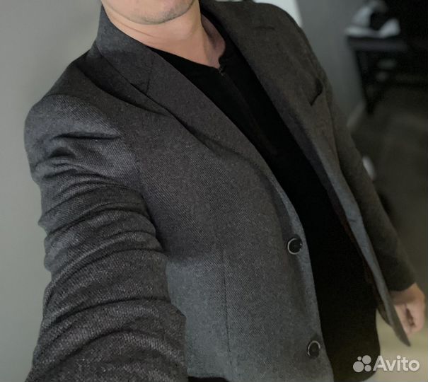 Пиджак мужской серый 50