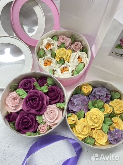 Зефирные цветы