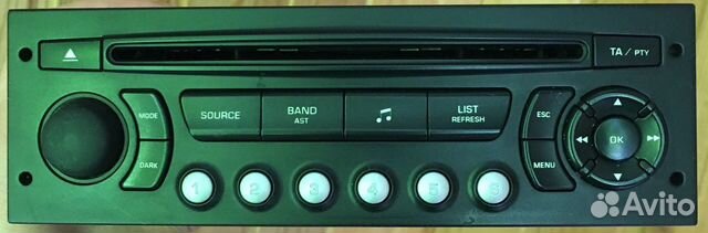 Магнитола штатная Citroen Peogeot Blaupunkt RD4