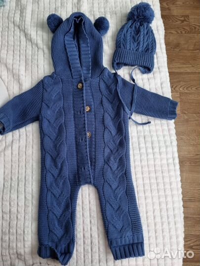 Комплект на выписку для мальчика осень - зима