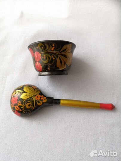 Чашка с росписью Хохлома