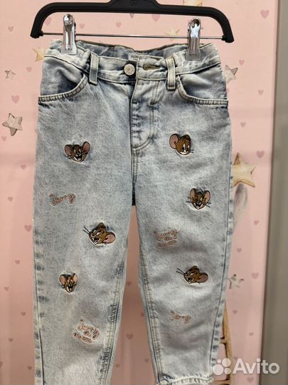 Джинсы для девочки 104