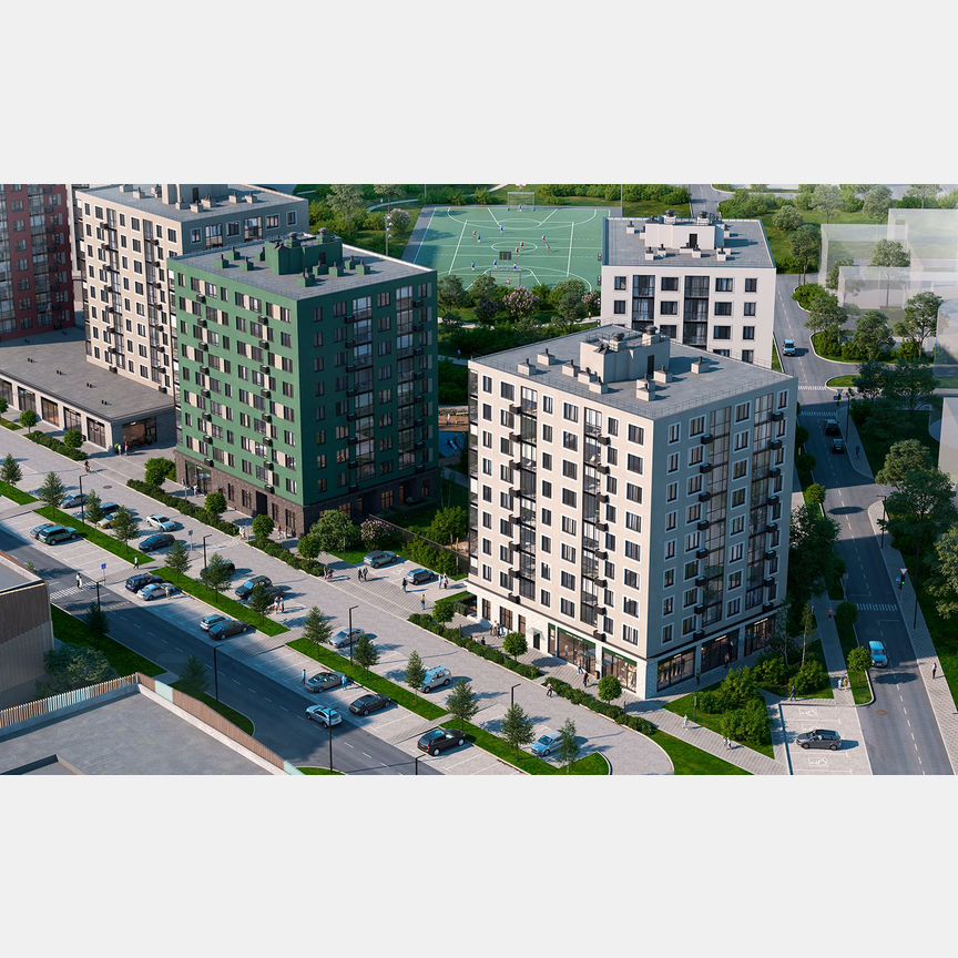 3-к. квартира, 67,5 м², 5/9 эт.