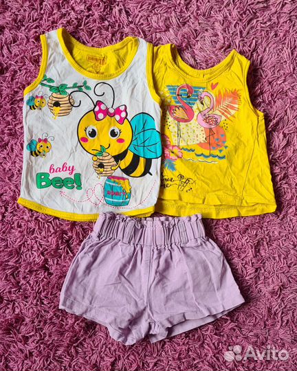 Пакет одежды для девочки 86