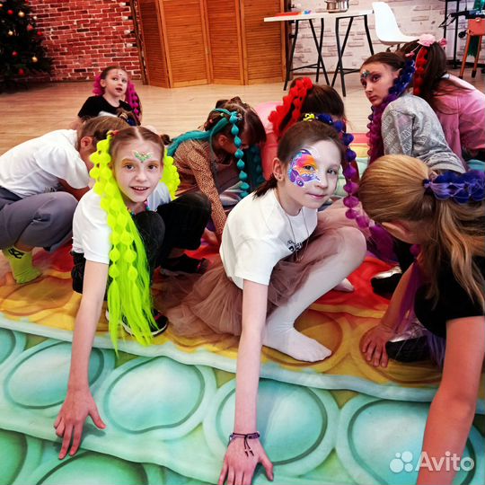 Украшения для волос из канекалона