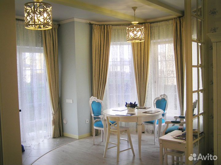 Профессиональный пошив штор,ткани для штор,карнизы