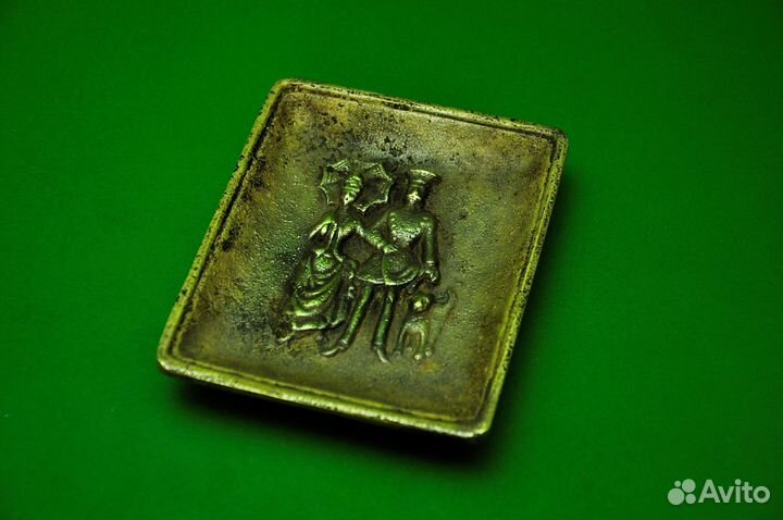 Дореволюционная пепельница бронза