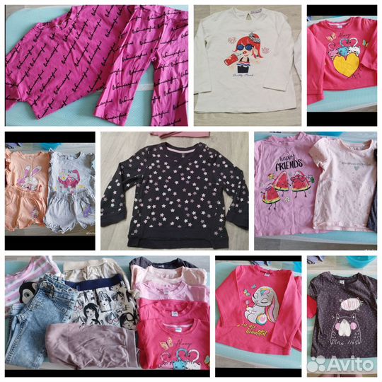 Вещи пакетом на девочку 98