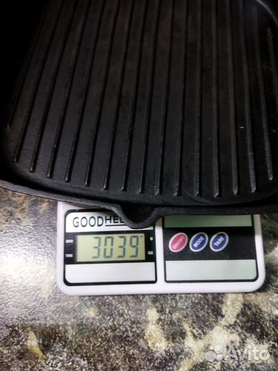 Чугунная сковорода гриль