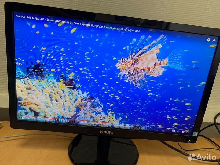 Монитор Philips 21.5 Дюйма FullHD (С колонками)