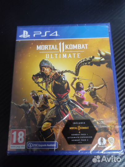 Mortal kombat 11 ultimate ps4 диск