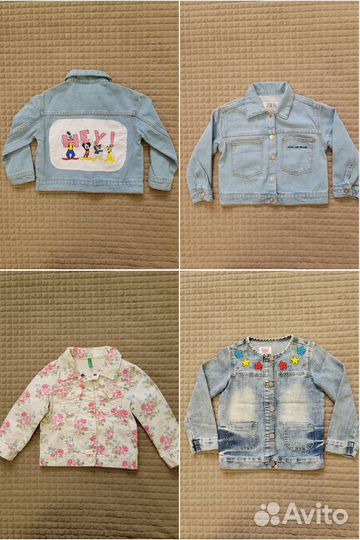 Джинсовая одежда на девочку, р. 98-104