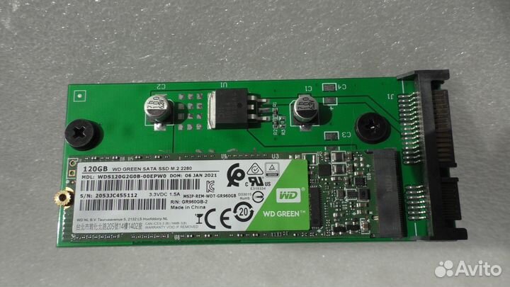 SSD 120GB WD green SATA M.2 2280