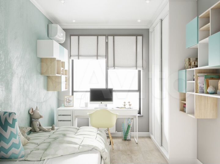 2-к. квартира, 62,1 м², 6/23 эт.