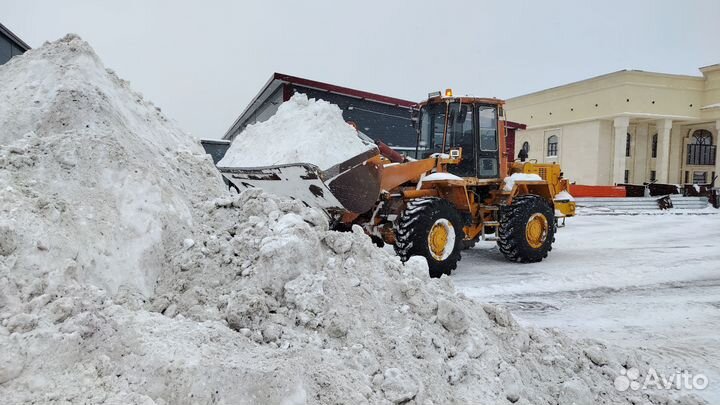 Фронтальный погрузчик, самосвал
