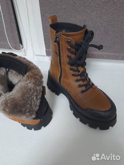 Ботинки зимние натуральная кожа 35 размер