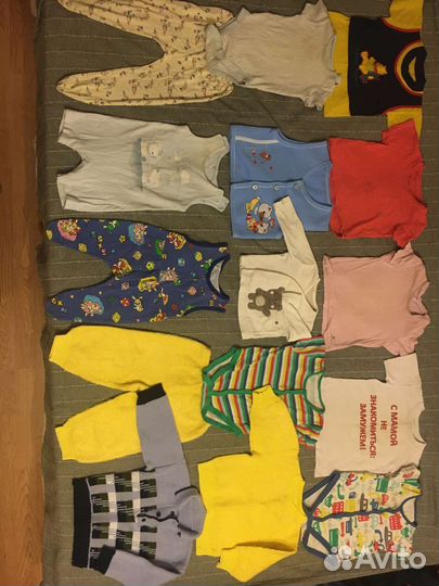 Детские вещи пакетом от 0 до года