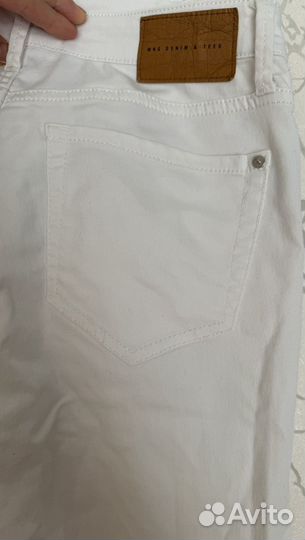 Белые джинсы mango скини s