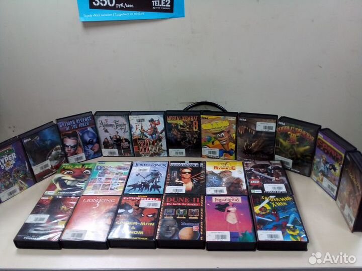 Картриджи на Sega в ассортименте