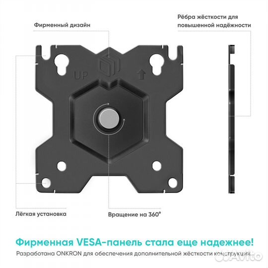 Кронштейн для монитора или тв onkron D101FS