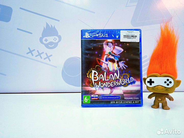 Диск для PS4 Balan Wonderworld Новый