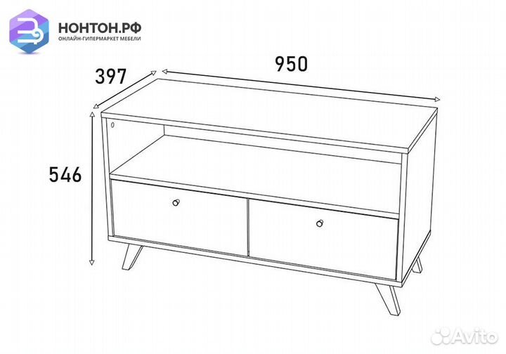Тумба под тв Фьюжн tropical / дуб крафт золотой