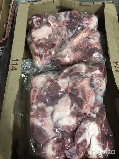 Рагу свиное, мясо на кости