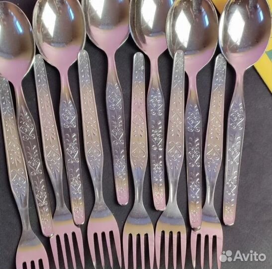 Столовые ложки, вилки нерж