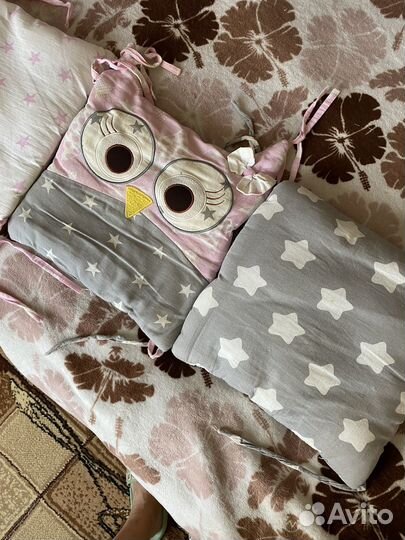 Бортики на детскую кроватку