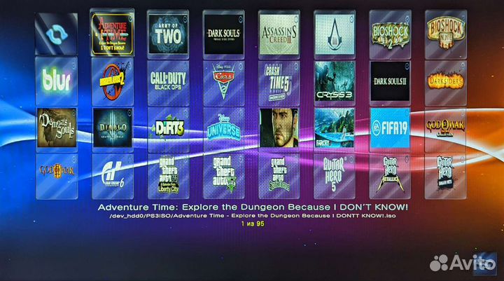 Playstation 3 Super Slim прошитая 1Тб+120 игр PS3