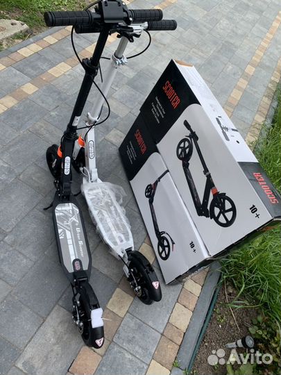 Самокат scooter urban дисковые тормоза для взрослы