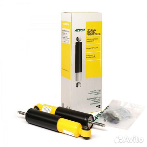 Амортизаторы передние масляные ваз 2123 atech