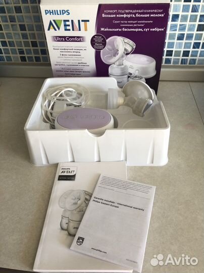 Молокоотсос avent электрический