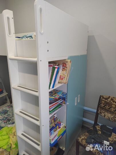 Кровать чердак IKEA со столом