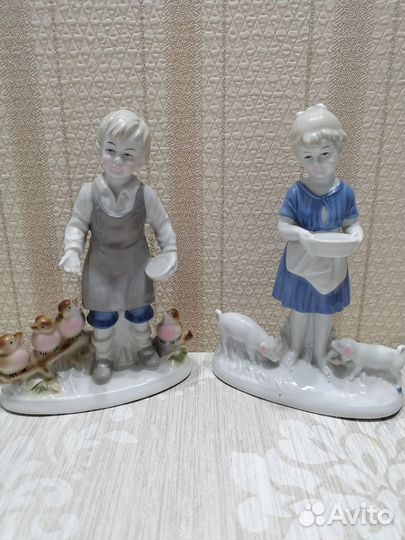 Фарфоровые статуэтки ГДР
